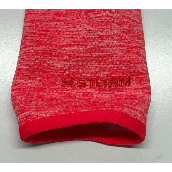 Under Armour Sweatshirt Women Medium Pink Coldgear Storm Fleece Lined Cowl Neck - Picture 8 of 11